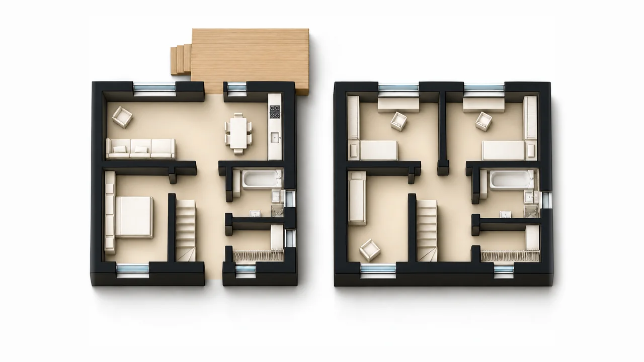 Дом «Проект 2», 136 м² — макет