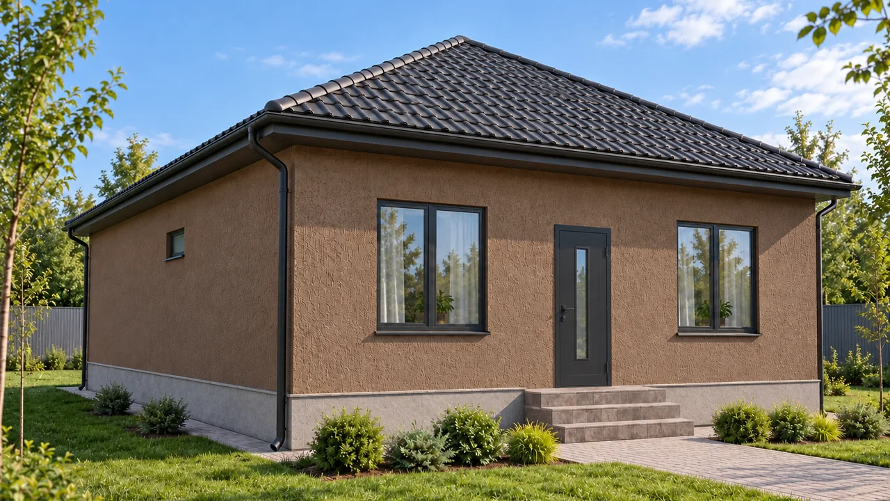 Дом «Проект 6», 90 м² — ракурс