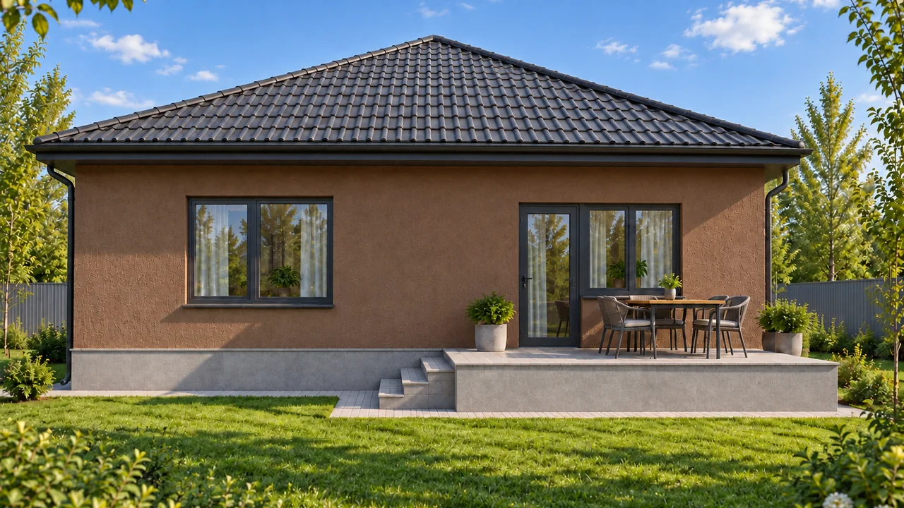 Дом «Проект 6», 90 м² — терраса
